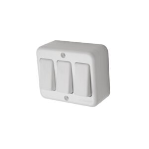 Casquete interruptor triple 9/32 10A 250V para control de tres puntos eléctricos
