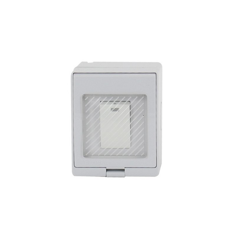 Hydrobox interruptor simple sobrepuesto 9/12A resistente al agua