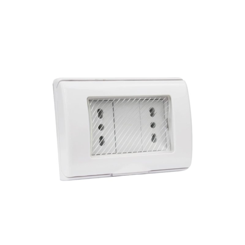 Hydrobox embutido enchufe doble 10/16A para instalaciones eléctricas seguras