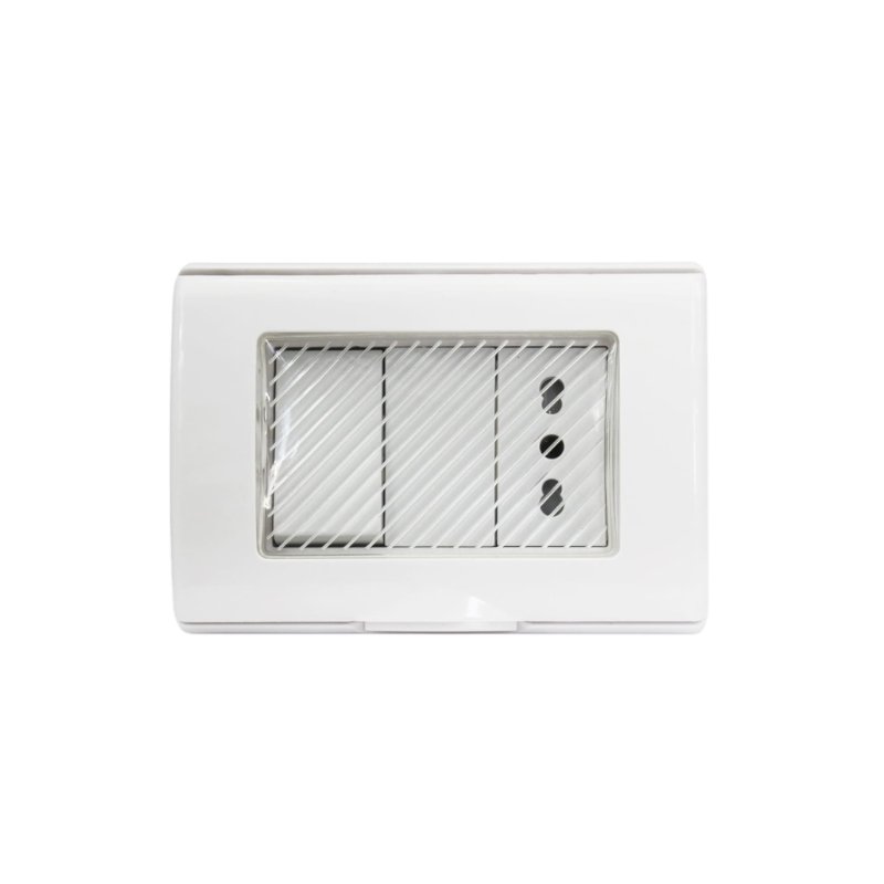 Hydrobox Embutido Enchufe Simple 10/16A y Interruptor 9/12 para instalaciones eléctricas seguras