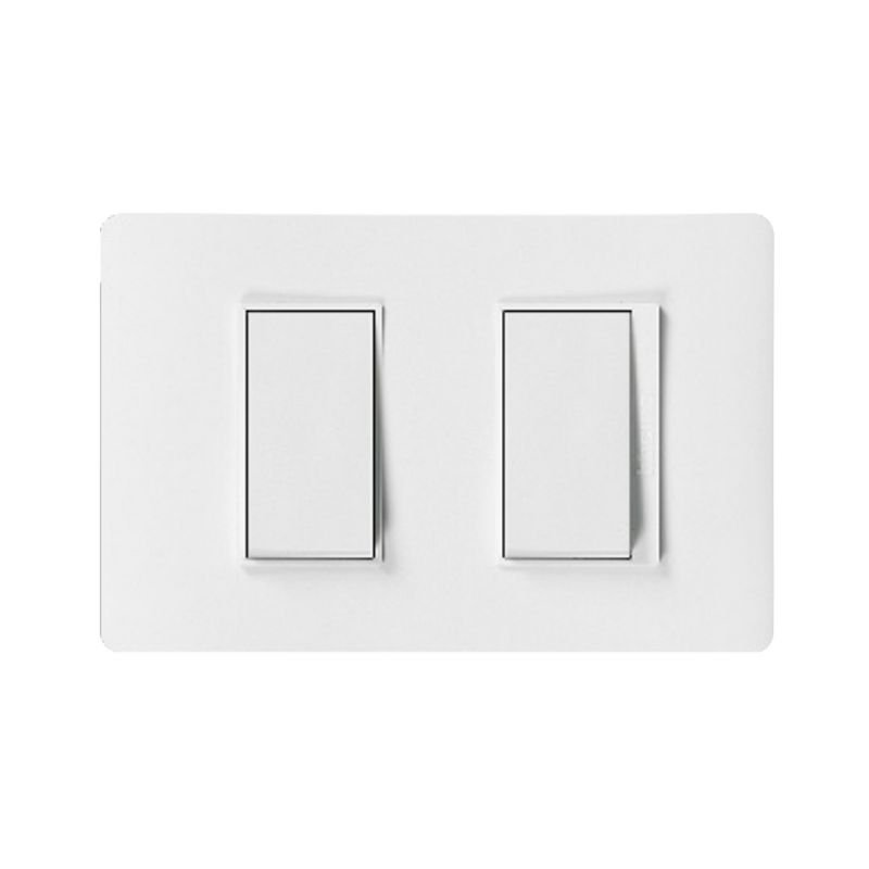 Interruptor doble (9/15) 10A Bticino Luzica PU1200