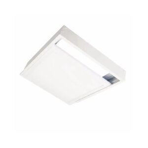 Marco para sobreponer panel LED 60x60 cm para instalación segura y estética