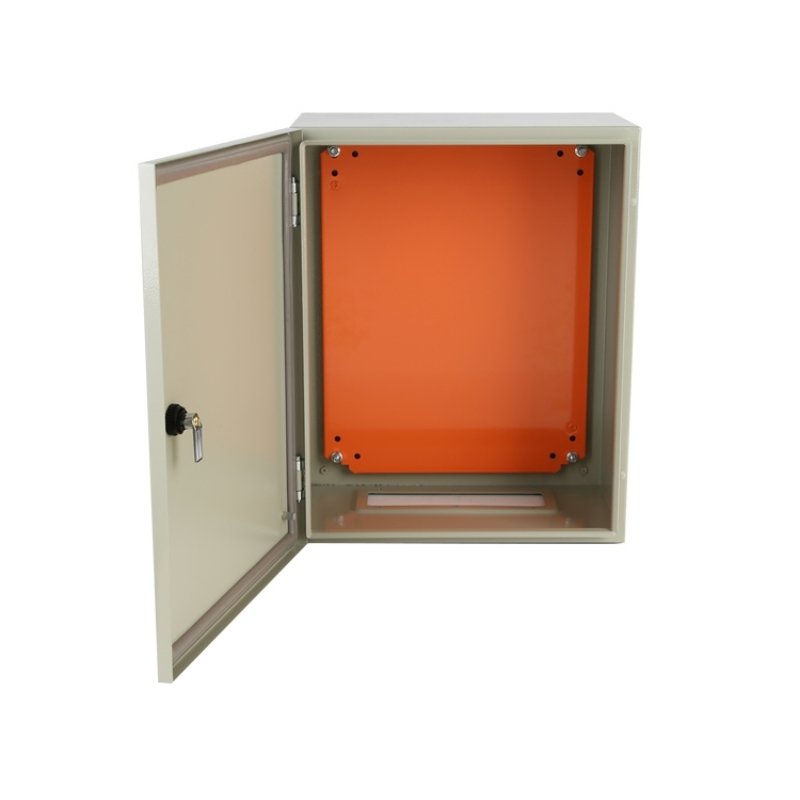 Tablero metálico 1 puerta 800x600x250 mm para instalaciones eléctricas de alta capacidad