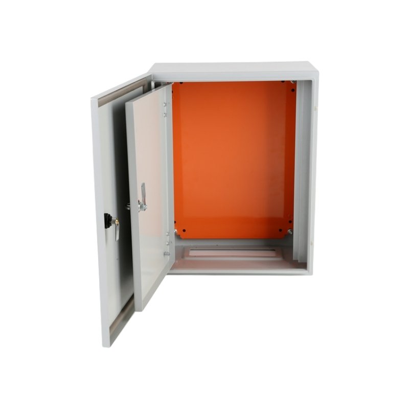 Tablero metálico 2 puertas 400x300x200 mm para instalaciones eléctricas